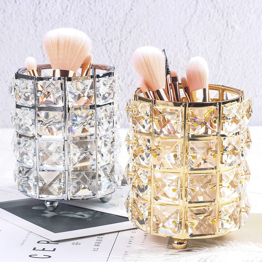 Crystal Makeup Brush Organizer